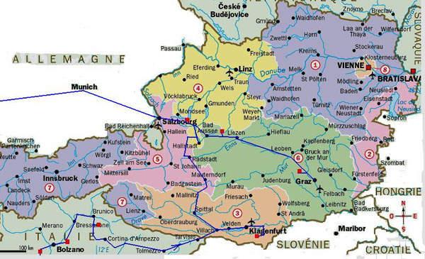 SFO Poitou-Charentes et Vendée. Orchidées Nigritelles des Dolomites et de l'Autriche. Carte des Dolomites