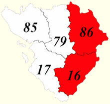 Cartographie des Orchidées de Poitou-Charentes et Vendée - Fiche cartographique pour la Vienne d'Epipactis microphylla. SFO de Poitou-Charentes et Vendée.