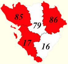 Cartographie des Orchidées de Poitou-Charentes et Vendée - Fiche cartographique pour la Vienne de Spiranthes aestivalis. SFO de Poitou-Charentes et Vendée.