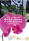 SFO Poitou-Charentes et Vendée. Orchidées exotiques. Exposition internationale dans les serres du Nouveau Jardin Botanique à Bordeaux. 21 et 22 oct. 2007.