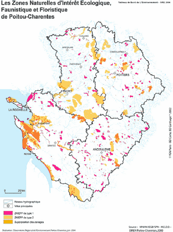 MICROSITES A ORCHIDEES - Zones naturelles d'intérêt écologique, faunique et floristique du Poitou-Charentes. (ZNIEFF) SFO PCV