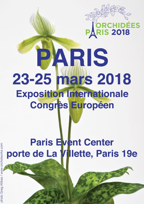 Congrès européen Orchidées Paris 2018