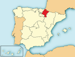 ESPAGNE (2) - Orchidées de la Province de Navarra. Situation géographique.