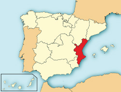 ESPAGNE (2) - Orchidées de la Province de Comuninad Valenciana. Localisation géographique.