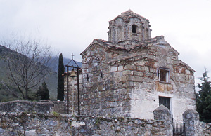 Les Orchidées de Grèce - Le Péloponnèse Ancienne chapelle Romano-Byzantine.